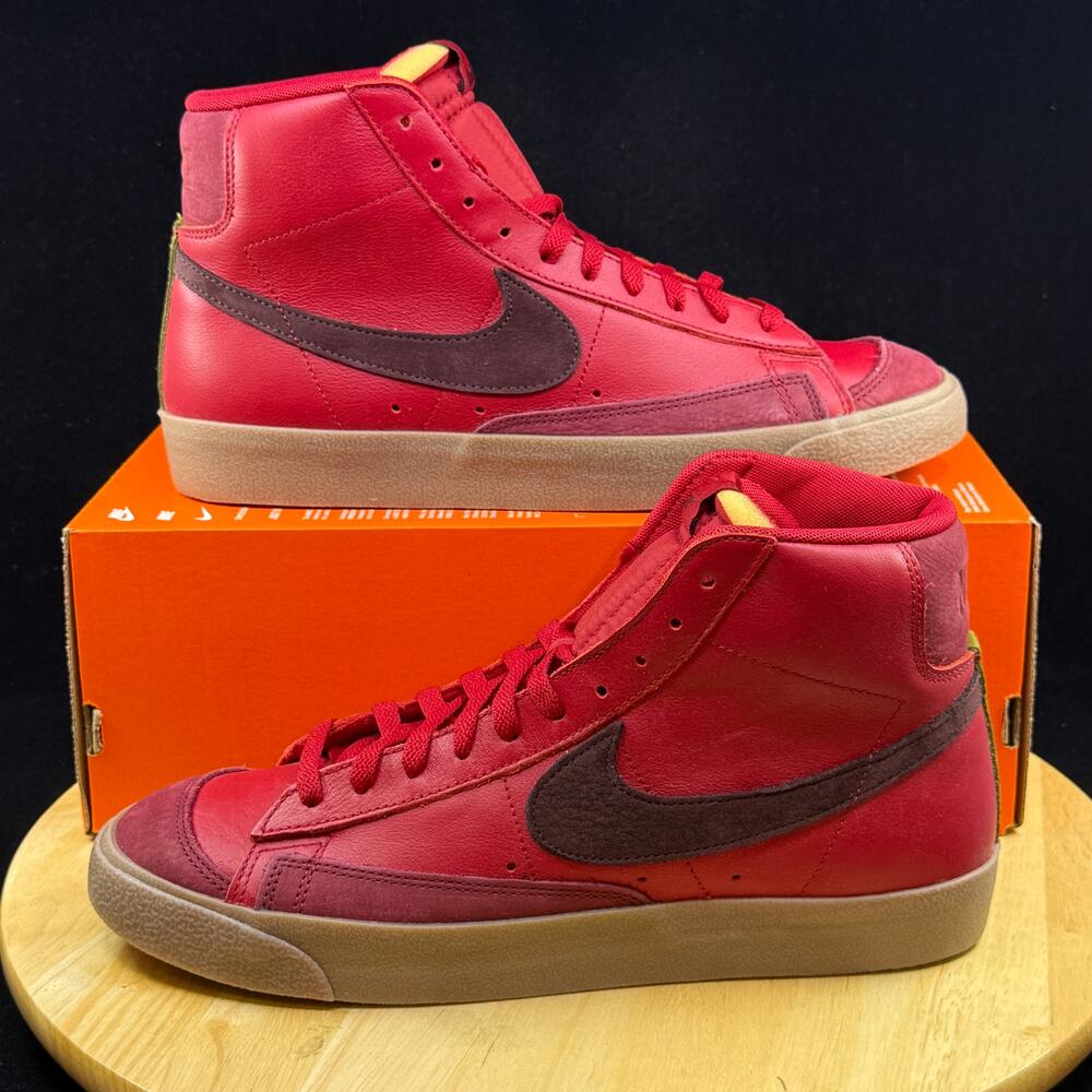 Nike Blazer Mid '77 Vintage Layers of Love Gym Red Shoes Mens Sz 10.5 FZ4039-687